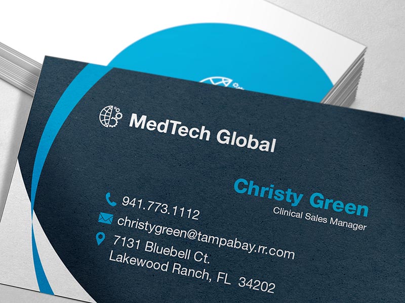 business card design